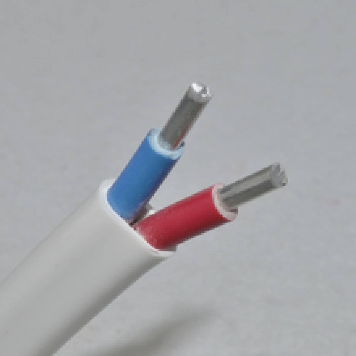 LVVD 铝芯聚氯乙烯绝缘聚氯乙烯护套带形电缆
