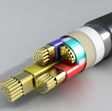 耐火电缆 NH-VV22 钢带铠装耐火电缆