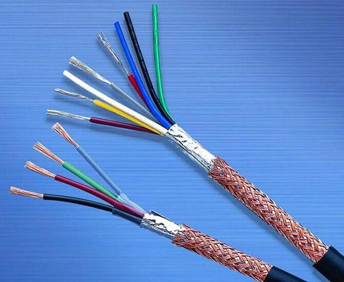 铜丝编织屏蔽电缆 ZC-KVVP 阻燃C类控制电缆