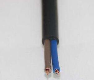 聚氯乙烯绝缘耐油聚氯乙烯护套非屏蔽型软电缆227 IEC 75(RVVY) 2*6/3*0.75