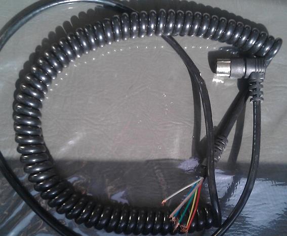 PUR护套螺旋电缆线/CC63螺旋弹簧电缆