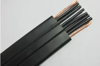 硅橡丁腈复合物(聚氯乙烯)绝缘及护套扁电缆