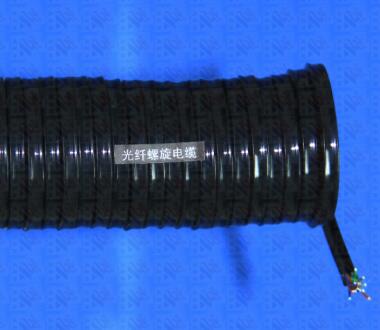 弹簧光缆参数 光纤螺旋电缆工艺