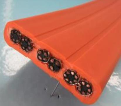 (ZR)-YGCB硅橡胶绝缘硅橡胶护套（阻燃）扁平电缆